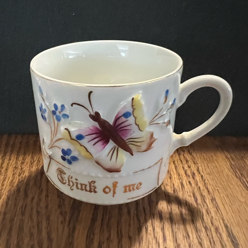 Floral Butterfly Ceramic Mug